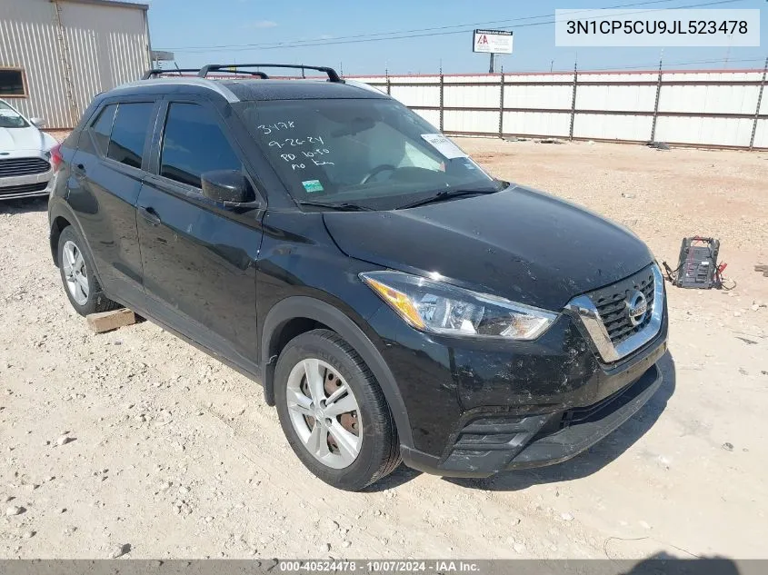 2018 Nissan Kicks S VIN: 3N1CP5CU9JL523478 Lot: 40524478