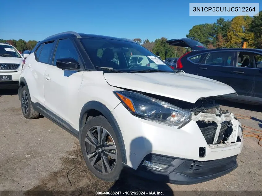 3N1CP5CU1JC512264 2018 Nissan Kicks S/Sr/Sv