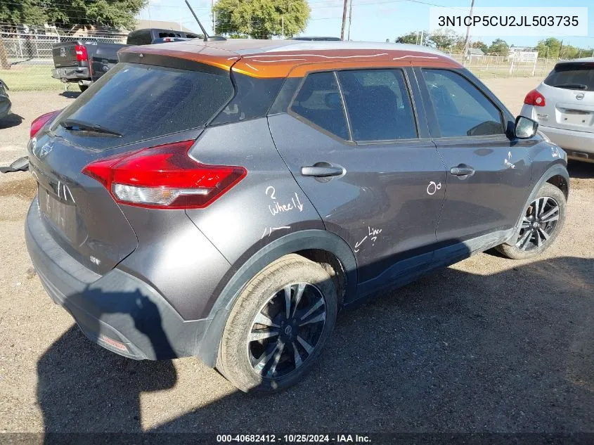 2018 Nissan Kicks Sv VIN: 3N1CP5CU2JL503735 Lot: 40682412