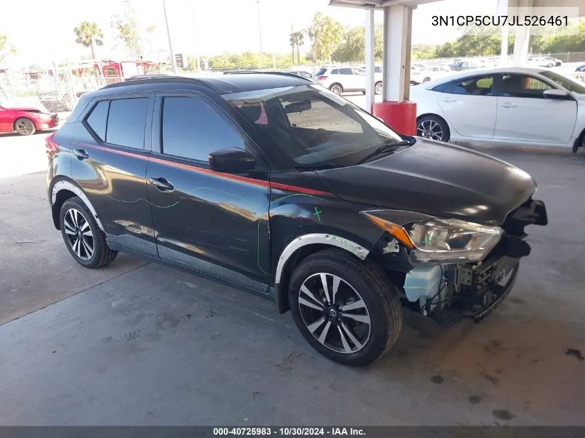 2018 Nissan Kicks Sv VIN: 3N1CP5CU7JL526461 Lot: 40725983