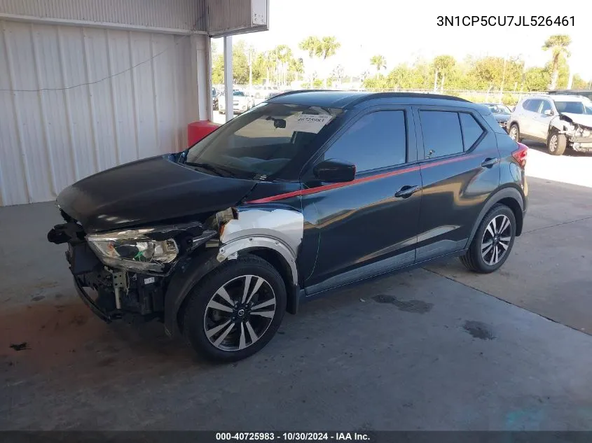 2018 Nissan Kicks Sv VIN: 3N1CP5CU7JL526461 Lot: 40725983