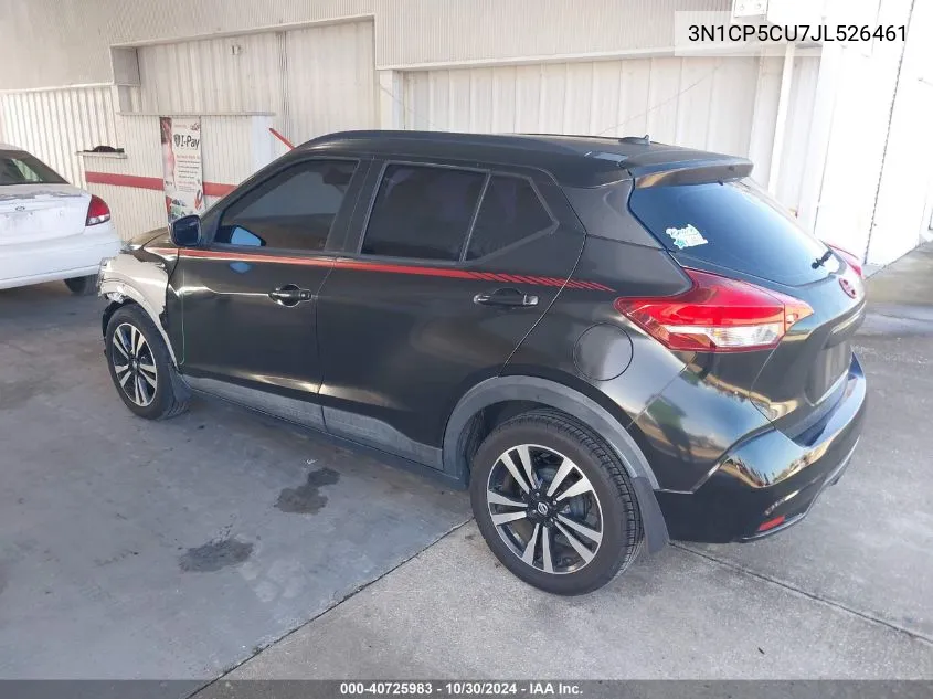 2018 Nissan Kicks Sv VIN: 3N1CP5CU7JL526461 Lot: 40725983