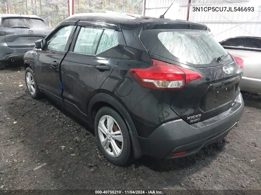 2018 Nissan Kicks S VIN: 3N1CP5CU7JL546693 Lot: 40755210