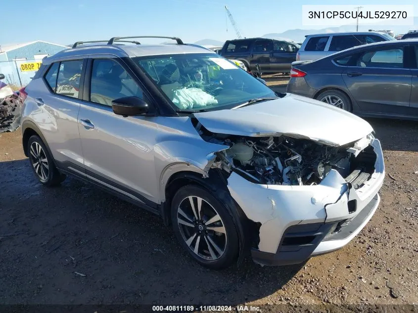 2018 Nissan Kicks Sr VIN: 3N1CP5CU4JL529270 Lot: 40811189