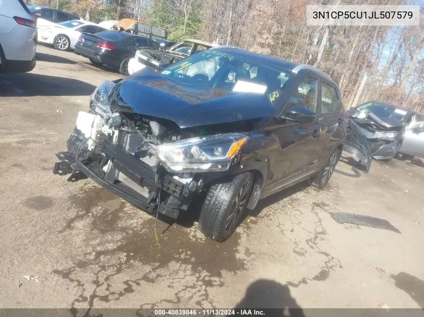 3N1CP5CU1JL507579 2018 Nissan Kicks Sr