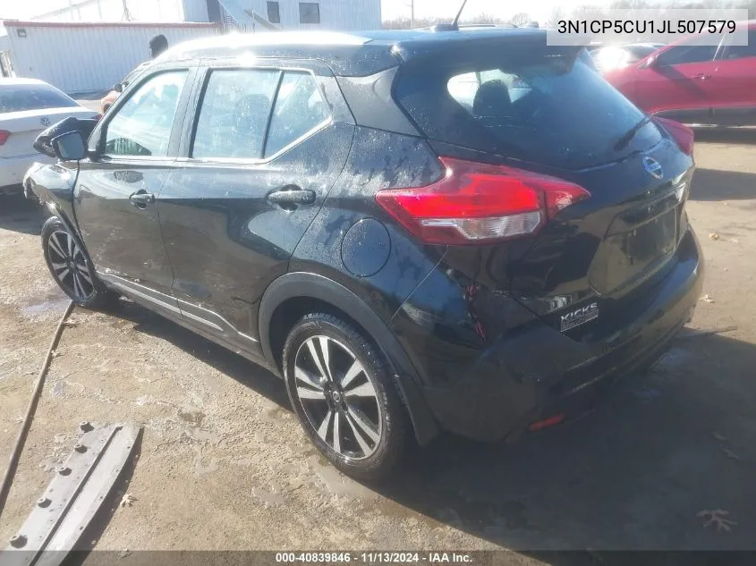 3N1CP5CU1JL507579 2018 Nissan Kicks Sr