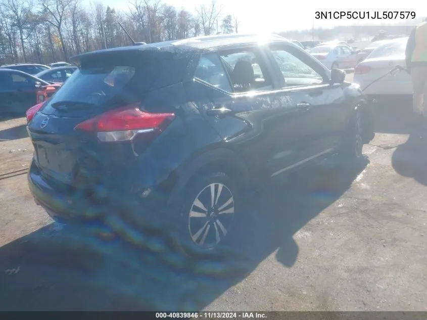 3N1CP5CU1JL507579 2018 Nissan Kicks Sr