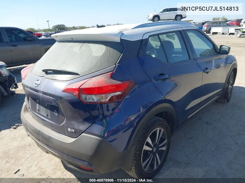 2018 Nissan Kicks Sr VIN: 3N1CP5CU7JL514813 Lot: 40878906