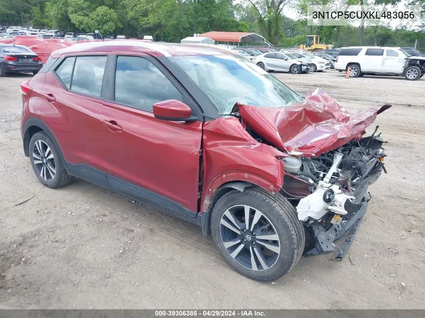 2019 Nissan Kicks Sv VIN: 3N1CP5CUXKL483056 Lot: 39306385