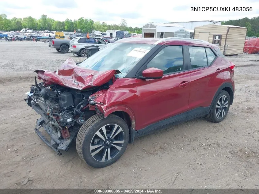 3N1CP5CUXKL483056 2019 Nissan Kicks Sv