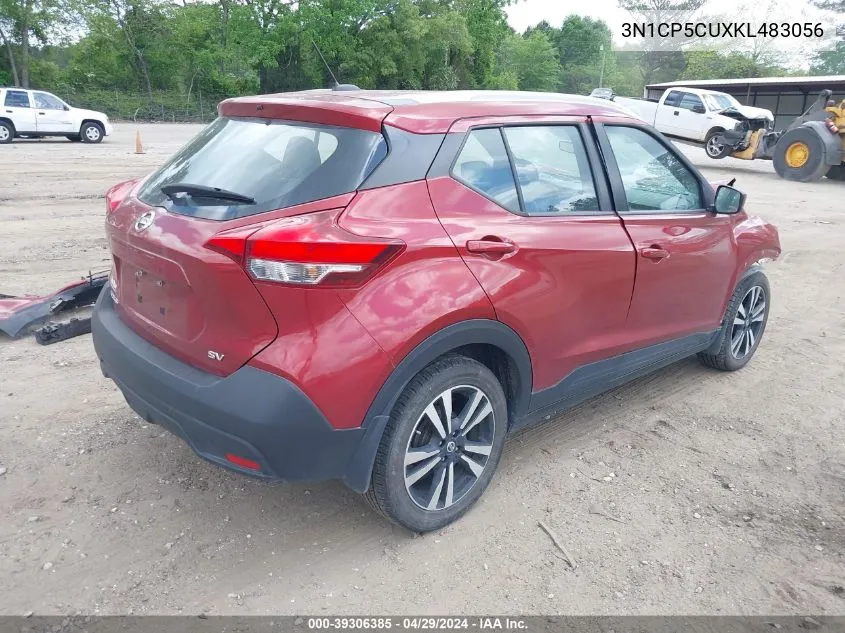 2019 Nissan Kicks Sv VIN: 3N1CP5CUXKL483056 Lot: 39306385