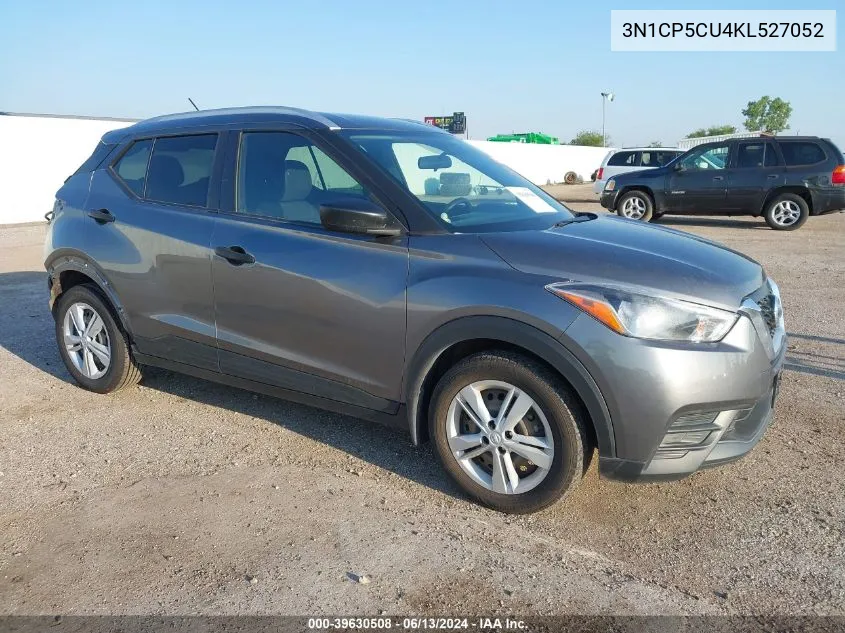 2019 Nissan Kicks S VIN: 3N1CP5CU4KL527052 Lot: 39630508