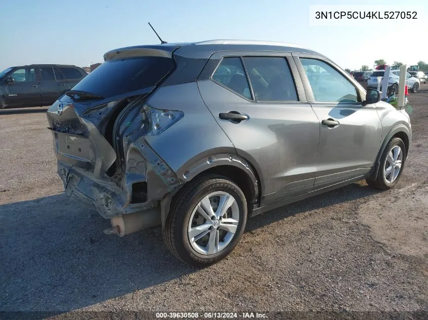 3N1CP5CU4KL527052 2019 Nissan Kicks S