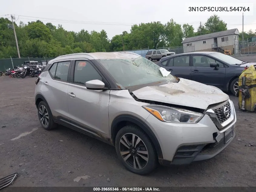 2019 Nissan Kicks Sv VIN: 3N1CP5CU3KL544764 Lot: 39655346