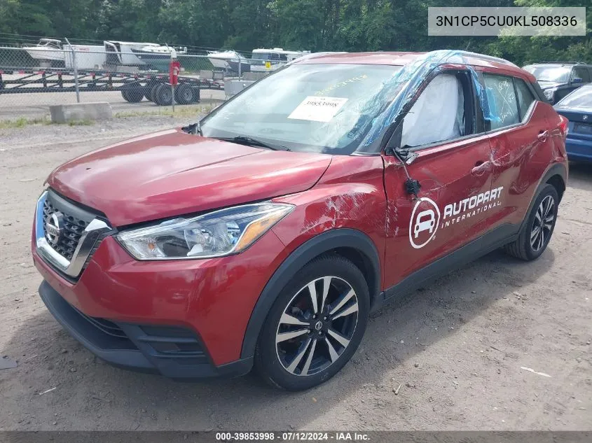 2019 Nissan Kicks Sv VIN: 3N1CP5CU0KL508336 Lot: 39853998