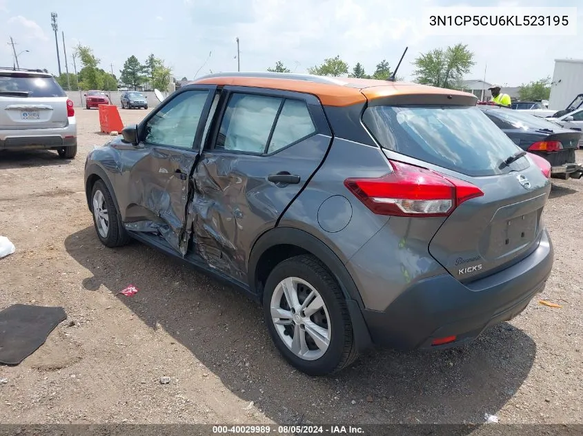 3N1CP5CU6KL523195 2019 Nissan Kicks S