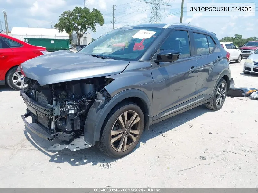 2019 Nissan Kicks Sr VIN: 3N1CP5CU7KL544900 Lot: 40083246