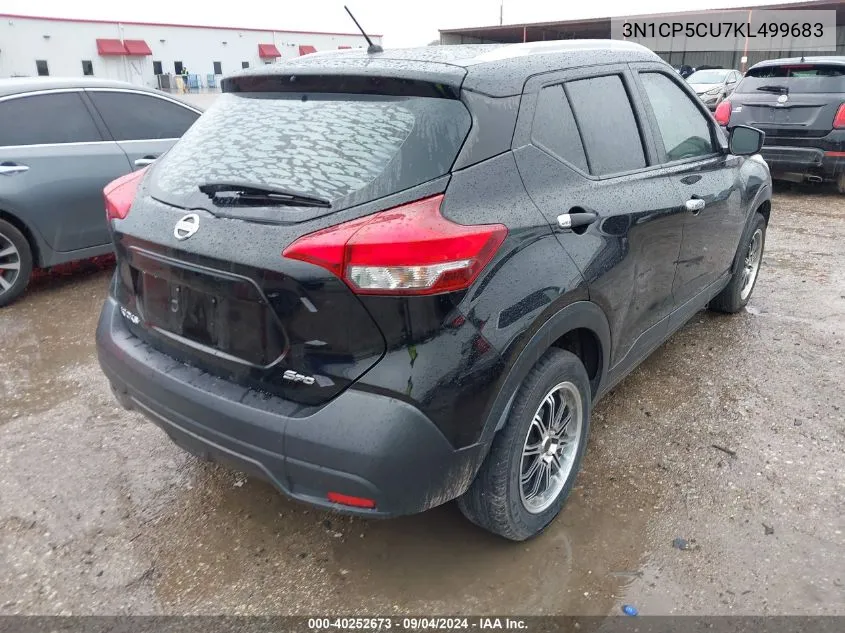 3N1CP5CU7KL499683 2019 Nissan Kicks S