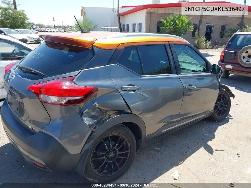 2019 Nissan Kicks S/Sr/Sv VIN: 3N1CP5CUXKL536497 Lot: 40294457