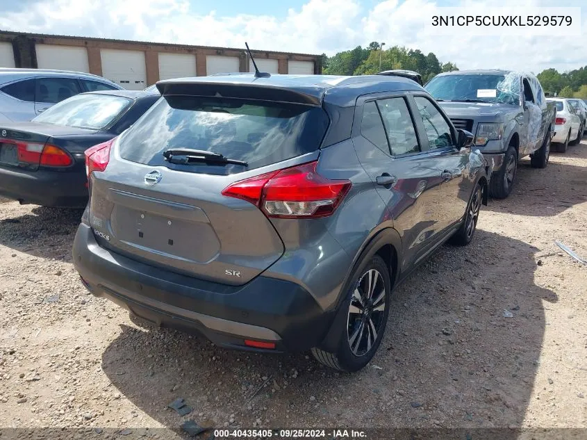 2019 Nissan Kicks Sr VIN: 3N1CP5CUXKL529579 Lot: 40435405