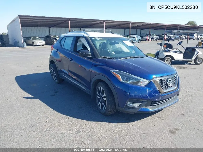 2019 Nissan Kicks Sr VIN: 3N1CP5CU9KL502230 Lot: 40489871