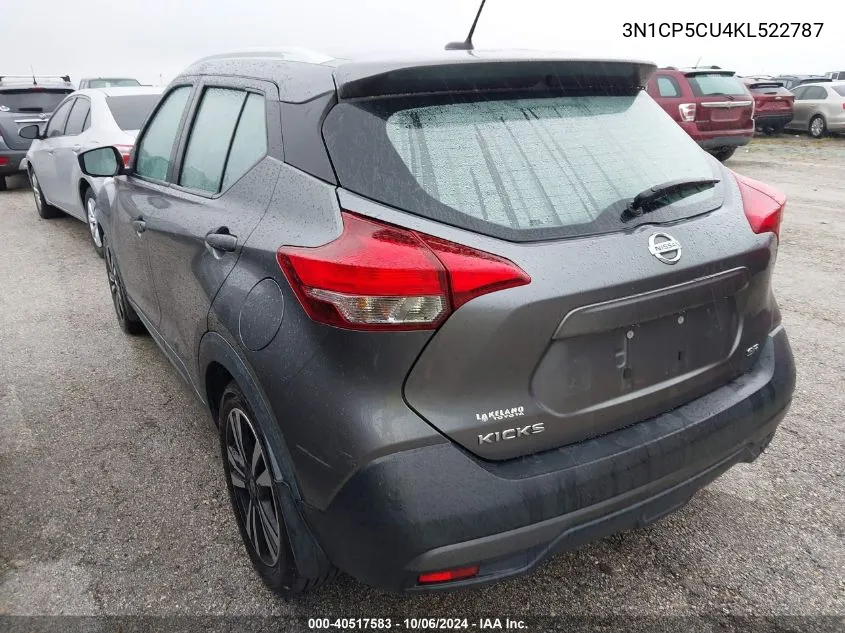 2019 Nissan Kicks S/Sr/Sv VIN: 3N1CP5CU4KL522787 Lot: 40517583