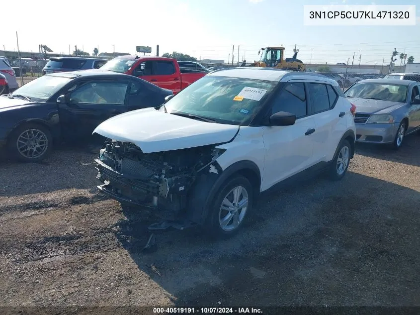 3N1CP5CU7KL471320 2019 Nissan Kicks S/Sr/Sv