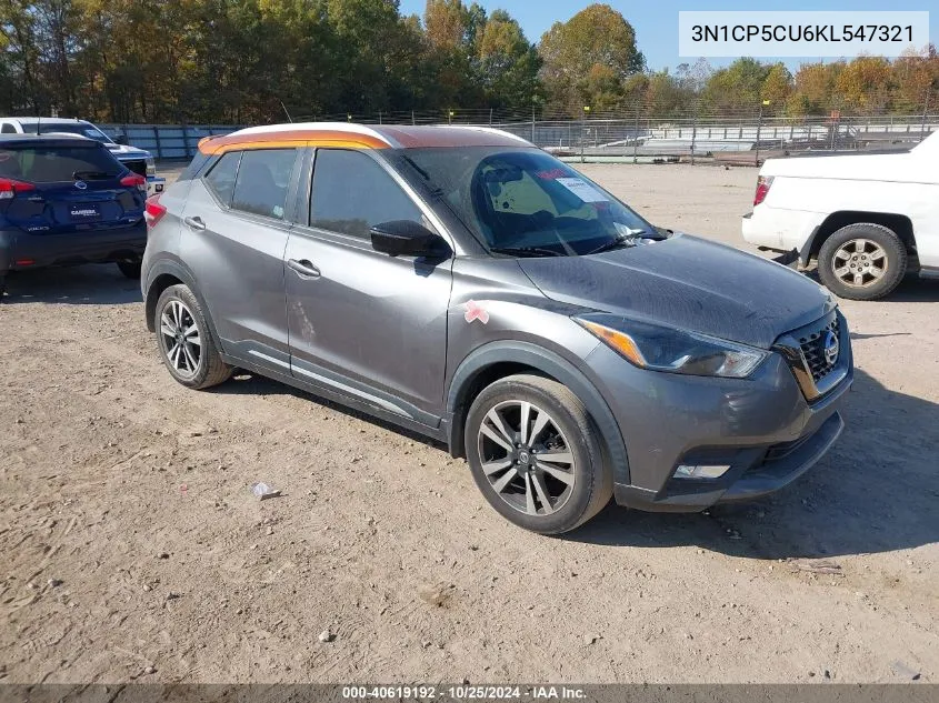 2019 Nissan Kicks Sr VIN: 3N1CP5CU6KL547321 Lot: 40619192