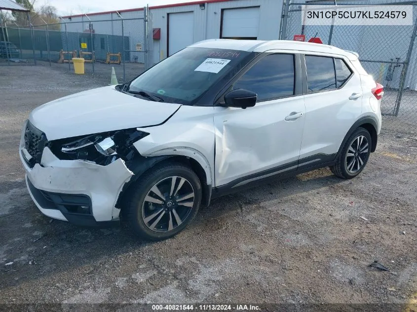 3N1CP5CU7KL524579 2019 Nissan Kicks Sr