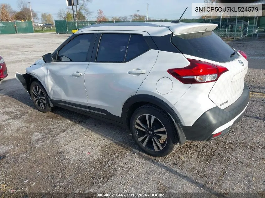 3N1CP5CU7KL524579 2019 Nissan Kicks Sr