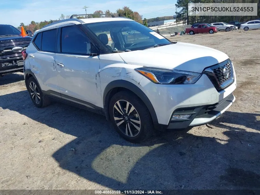 2019 Nissan Kicks Sr VIN: 3N1CP5CU0KL524553 Lot: 40853159