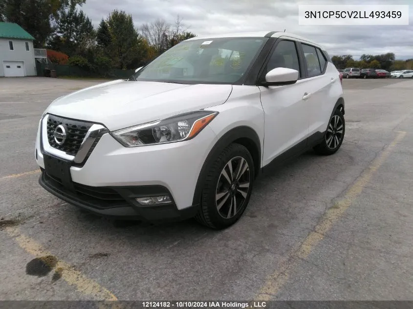 2020 Nissan Kicks VIN: 3N1CP5CV2LL493459 Lot: 12124182