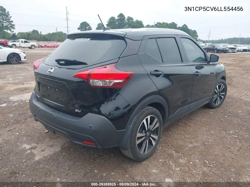 3N1CP5CV6LL554456 2020 Nissan Kicks Sv Xtronic Cvt