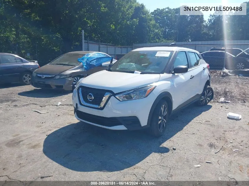 2020 Nissan Kicks S Xtronic Cvt VIN: 3N1CP5BV1LL509488 Lot: 39620151