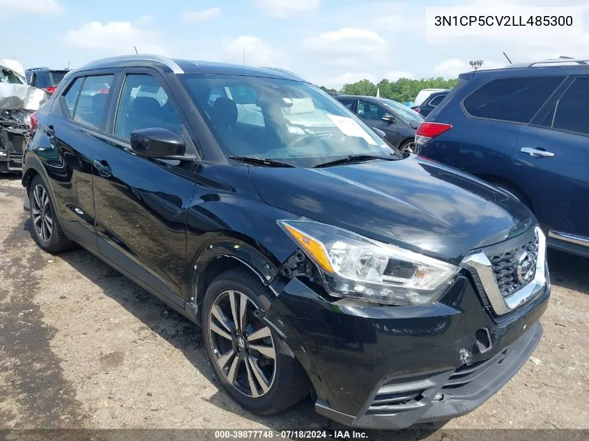 2020 Nissan Kicks Sv Xtronic Cvt VIN: 3N1CP5CV2LL485300 Lot: 39877748