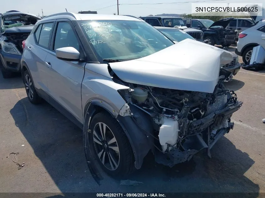 2020 Nissan Kicks Sv Xtronic Cvt VIN: 3N1CP5CV8LL500625 Lot: 40282171