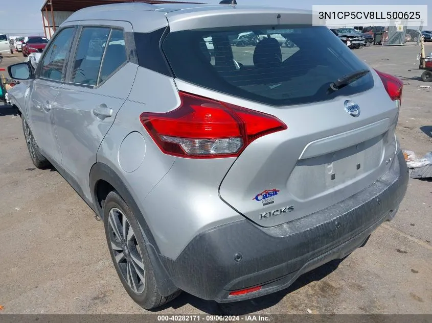 2020 Nissan Kicks Sv Xtronic Cvt VIN: 3N1CP5CV8LL500625 Lot: 40282171