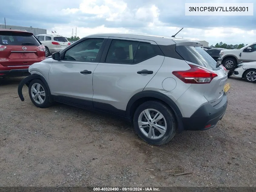 2020 Nissan Kicks S Xtronic Cvt VIN: 3N1CP5BV7LL556301 Lot: 40320490