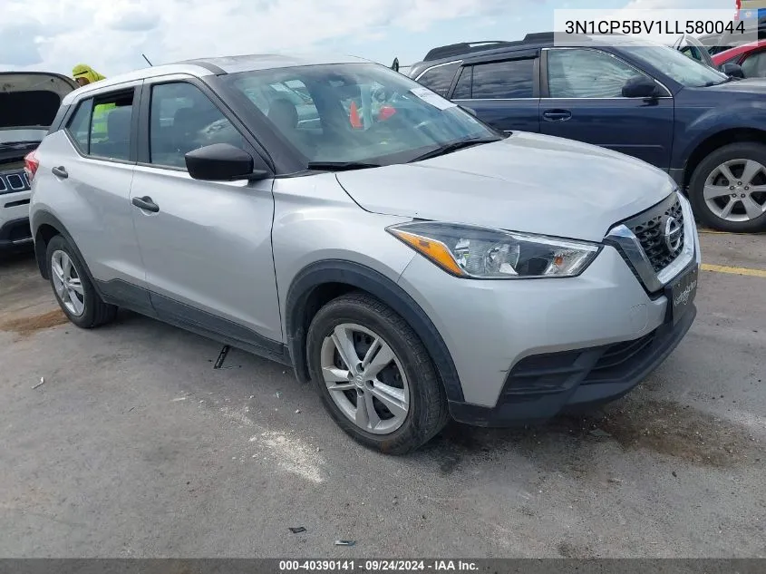 2020 Nissan Kicks S Xtronic Cvt VIN: 3N1CP5BV1LL580044 Lot: 40390141