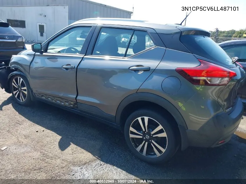 2020 Nissan Kicks Sv Xtronic Cvt VIN: 3N1CP5CV6LL487101 Lot: 40532045