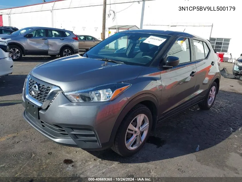 2020 Nissan Kicks S Xtronic Cvt VIN: 3N1CP5BV9LL500179 Lot: 40669365