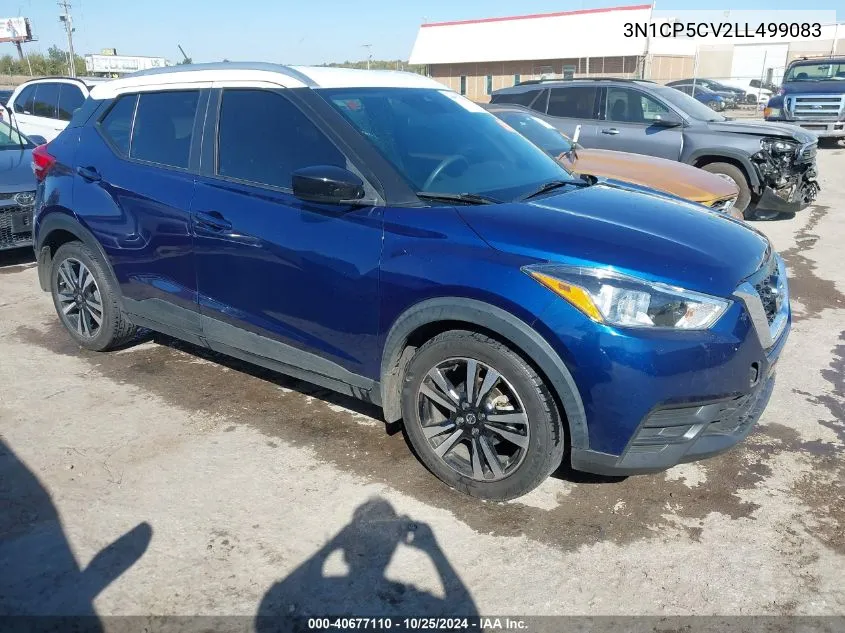 2020 Nissan Kicks Sv Xtronic Cvt VIN: 3N1CP5CV2LL499083 Lot: 40677110