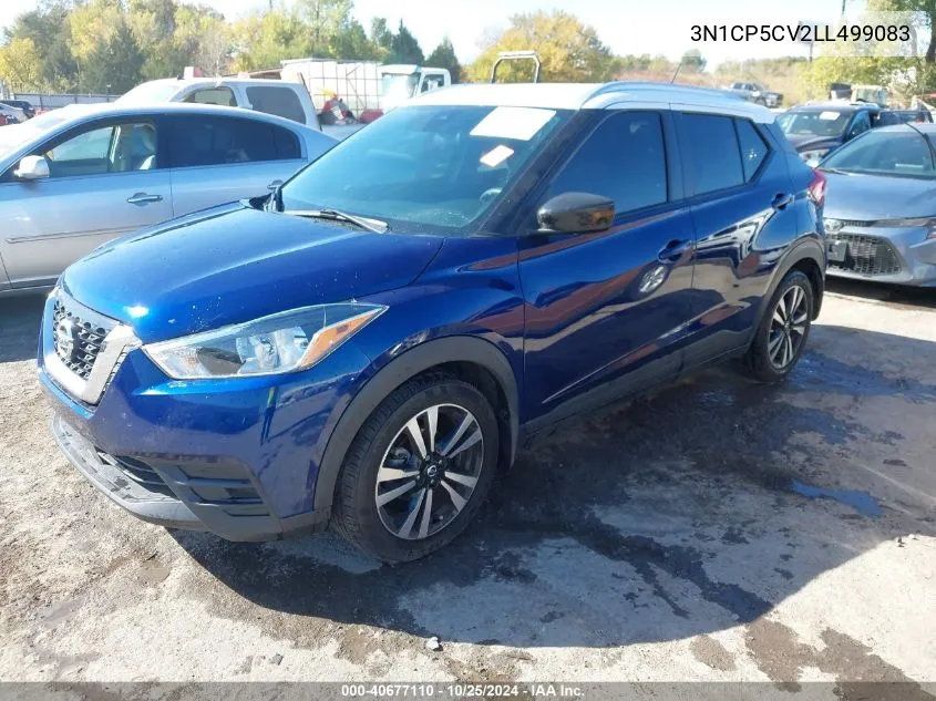 2020 Nissan Kicks Sv Xtronic Cvt VIN: 3N1CP5CV2LL499083 Lot: 40677110