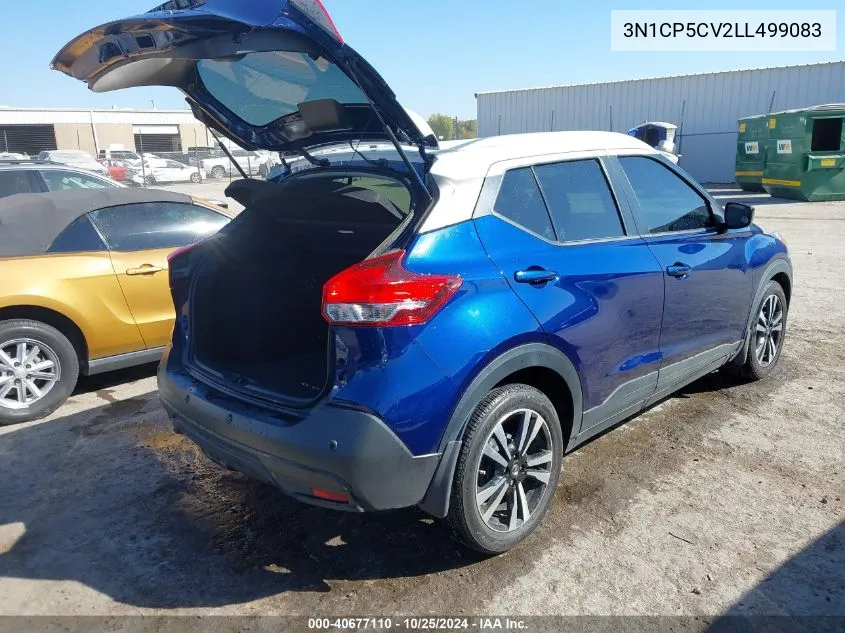 2020 Nissan Kicks Sv Xtronic Cvt VIN: 3N1CP5CV2LL499083 Lot: 40677110