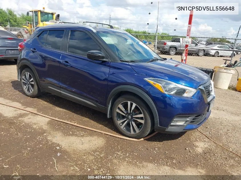 2020 Nissan Kicks Sr Xtronic Cvt VIN: 3N1CP5DV5LL556648 Lot: 40744129