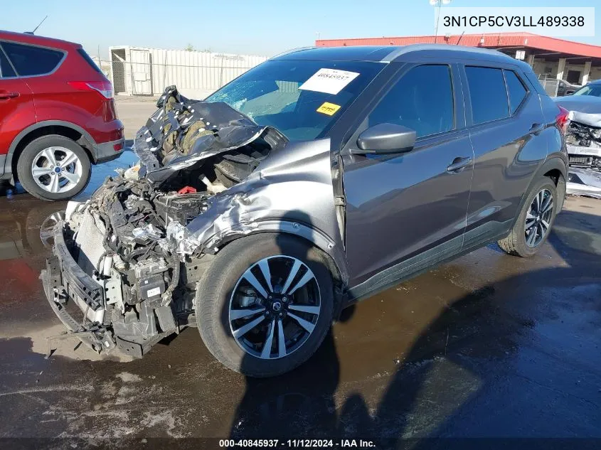 2020 Nissan Kicks Sv Xtronic Cvt VIN: 3N1CP5CV3LL489338 Lot: 40845937