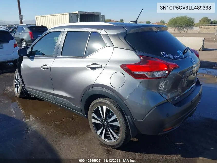 2020 Nissan Kicks Sv Xtronic Cvt VIN: 3N1CP5CV3LL489338 Lot: 40845937