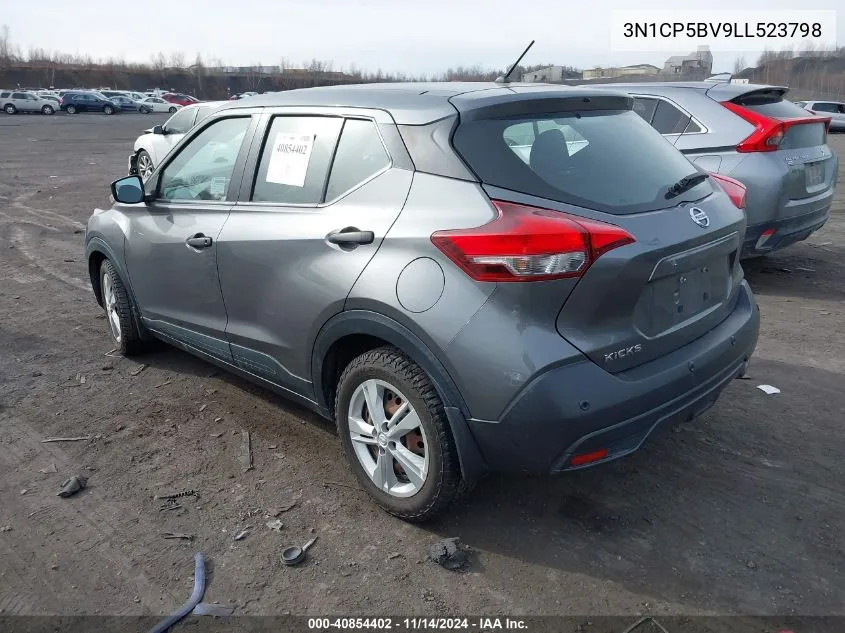 3N1CP5BV9LL523798 2020 Nissan Kicks S Xtronic Cvt