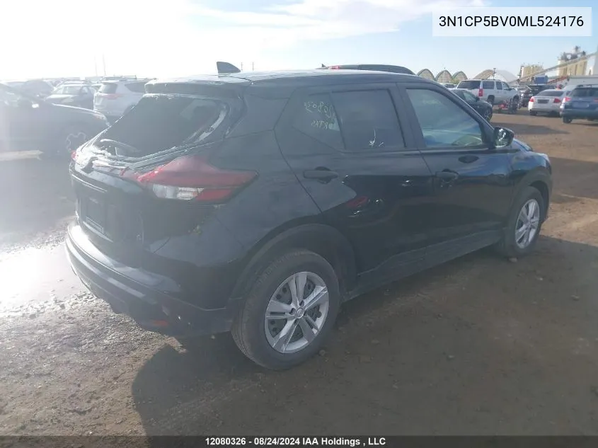 3N1CP5BV0ML524176 2021 Nissan Kicks