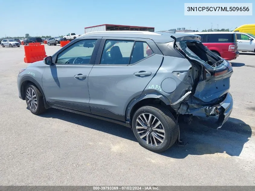 2021 Nissan Kicks Sv Xtronic Cvt VIN: 3N1CP5CV7ML509656 Lot: 39793369